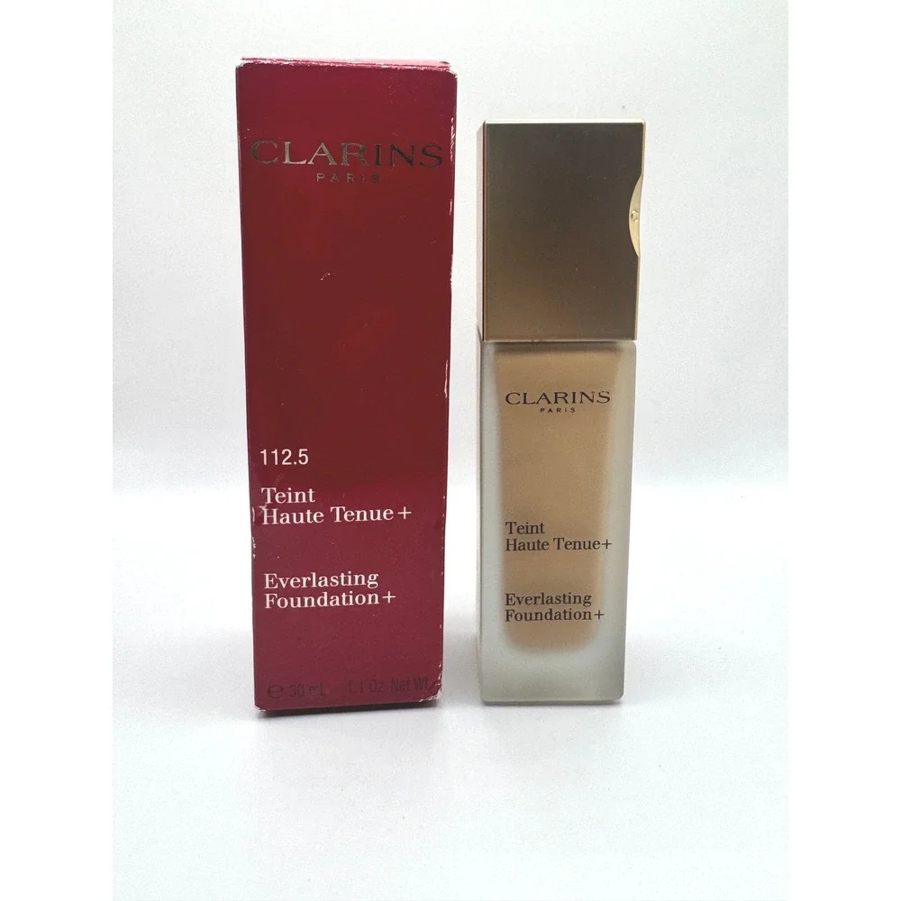 Clarins 112.5 Caramel Teint Haute Tenue Everlasting Foundation NEW
